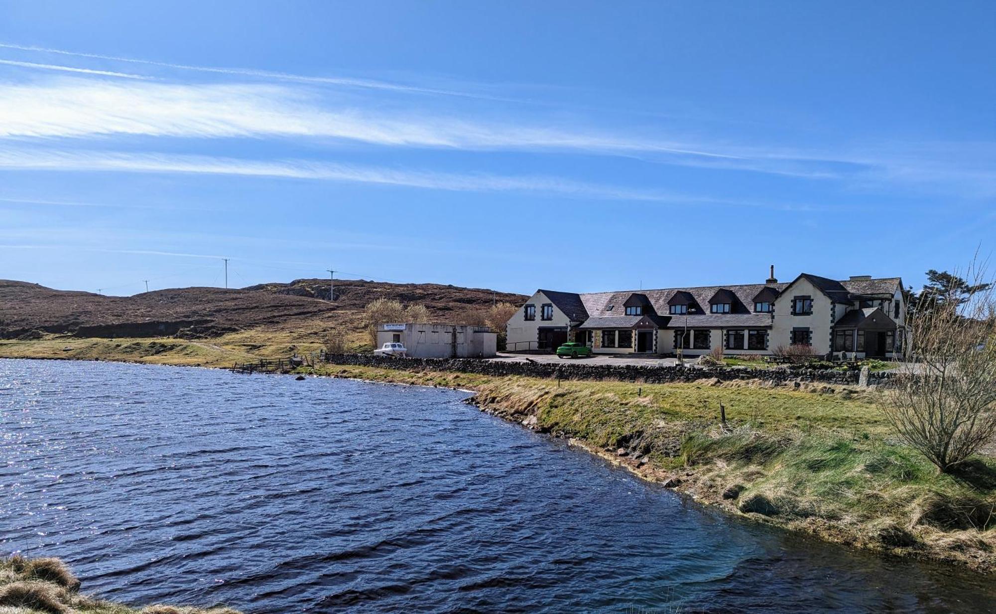 Doune Braes Hotel Breasclete Exteriör bild